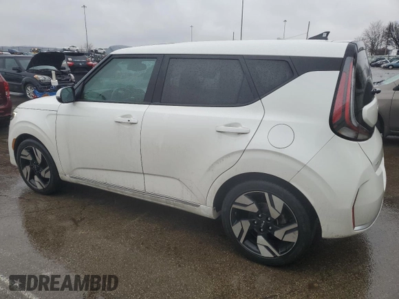2023 Kia Soul GT-Line with VIN KNDJ53AU4P7867430, listed as a Copart auction lot 45117465 with 104,991 mi miles and Salvage Title. Bid and sale history available at carsss.com. Image 2.