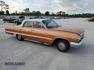 1963 Chevrolet Impala с VIN 31869K184182, выставлен на аукционе Copart как лот 54538265 с пробегом Не указан миль и На запчасти • Non repairable. История ставок и продаж доступна на DreamBid. Изображение 4.