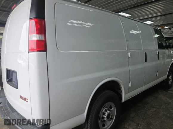 2022 GMC Savana Cargo z VIN 1GTW7AFP2N1140746, wystawiony jako IAAI lot #42515918 z przebiegiem 126 659 mil mil oraz . Historia ofert i sprzedaży dostępna na DreamBid. Obrazek 15.