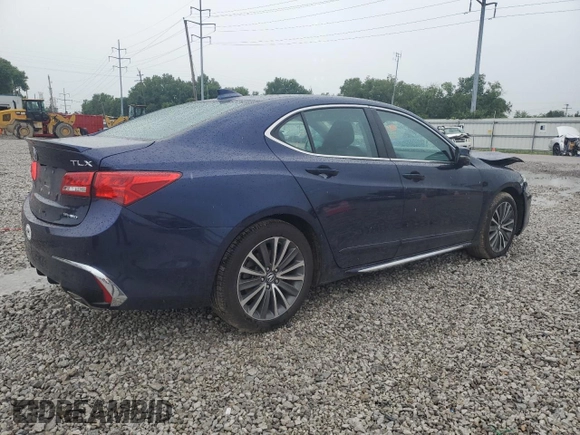 2018 Acura TLX Advance with VIN 19UUB3F79JA006426, listed as a Copart auction lot 63210485 with 64,145 mi miles and Salvage title. Bid and sale history available at DreamBid. Image 3.