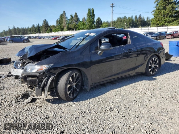 2013 Honda Civic Si with VIN 2HGFG4A5XDH706239, listed as a Copart auction lot 58581105 with 94,772 mi miles and Salvage title. Bid and sale history available at DreamBid. Image 1.