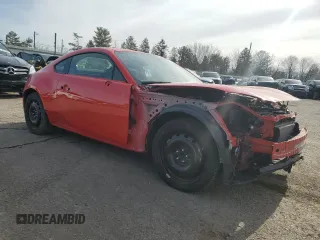 2022 Toyota GR86 Premium with VIN JF1ZNBE1XN9754814, listed as a Copart auction lot 43699185 with 0 mi miles and Salvage Title. Bid and sale history available at carsss.com. Image 4.