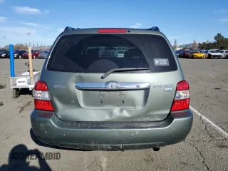 2007 Toyota Highlander Hybrid with VIN JTEGW21A570016751, listed as a Copart auction lot 88557075 with 238,549 mi miles and Salvage Title. Bid and sale history available at carsss.com. Image 6.