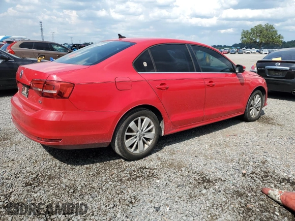 2015 Volkswagen Jetta SE with VIN 3VWD07AJ5FM302601, listed as a Copart auction lot 60657805 with Not provided miles and Clean title. Bid and sale history available at DreamBid. Image 3.