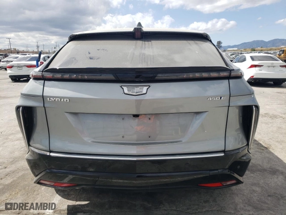 2024 Cadillac LYRIQ Luxury with VIN 1GYKPPRK7RZ109821, listed as a Copart auction lot 52863534 with 1,386 mi miles and Salvage Title. Bid and sale history available at carsss.com. Image 6.