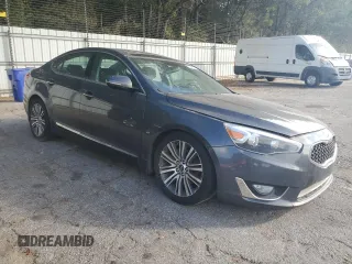 2014 Kia Cadenza Premium with VIN KNALN4D71E5163583, listed as a Copart auction lot 80304934 with 97,461 mi miles and Non Repairable. Bid and sale history available at carsss.com. Image 4.