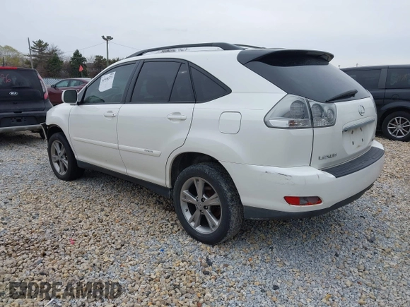 2007 Lexus RX 400h with VIN JTJGW31U572004833, listed as a IAAI auction lot 41938575 with 221,084 mi miles and . Bid and sale history available at DreamBid. Image 3.