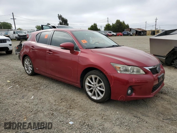2012 Lexus CT CT 200h with VIN JTHKD5BH4C2113311, listed as a Copart auction lot 54428685 with 150,406 mi miles and Salvage Title. Bid and sale history available at carsss.com. Image 4.