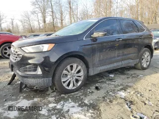 2022 Ford Edge Titanium with VIN 2FMPK4K92NBA52677, listed as a Copart auction lot 88791125 with 76,718 mi miles and Salvage Title. Bid and sale history available at carsss.com. Image 1.