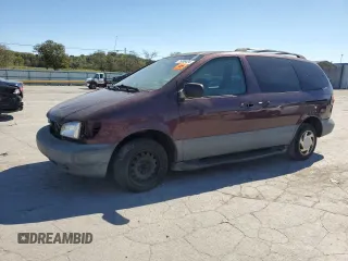1998 Toyota Sienna LE with VIN 4T3ZF13C6WU021800, listed as a Copart auction lot 50575625 with 225,106 mi miles and Salvage Title. Bid and sale history available at DreamBid. Image 1.
