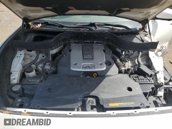 2014 Infiniti QX70 with VIN JN8CS1MU3EM451423, listed as a Copart auction lot 63205685 with 134,192 mi miles and Salvage title. Bid and sale history available at DreamBid. Image 12.