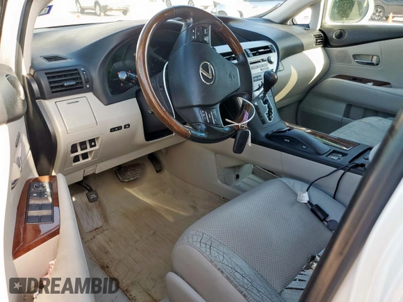 2011 Lexus RX 350 with VIN 2T2ZK1BA7BC045468, listed as a Copart auction lot 62034785 with 178,382 mi miles and Salvage title. Bid and sale history available at DreamBid. Image 8.