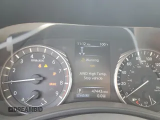 2020 Infiniti Q50 Luxe with VIN JN1EV7AR0LM253462, listed as a Copart auction lot 64016965 with 47,442 mi miles and Non repairable. Bid and sale history available at DreamBid. Image 9.