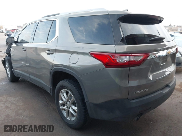 2018 Chevrolet Traverse LT Cloth z VIN 1GNERGKW9JJ173766, wystawiony jako IAAI lot #41336426 z przebiegiem 108 910 mil mil oraz . Historia ofert i sprzedaży dostępna na DreamBid. Obrazek 3.