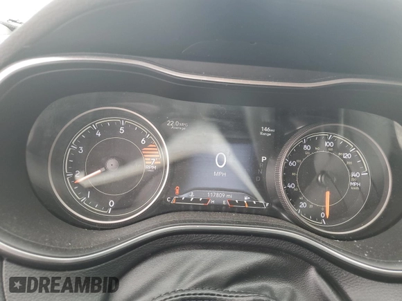 2019 Jeep Cherokee Limited with VIN 1C4PJLDB0KD438585, listed as a Copart auction lot 59818835 with 117,809 mi miles and Salvage title. Bid and sale history available at DreamBid. Image 9.