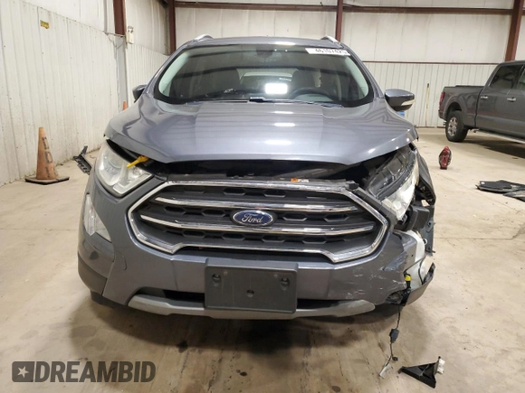 2018 Ford EcoSport Titanium z VIN MAJ6P1WL3JC247791, wystawiony jako Copart lot #46107425 z przebiegiem 54 459 mil mil oraz Szkoda całkowita • Salvage title. Historia ofert i sprzedaży dostępna na DreamBid. Obrazek 5.