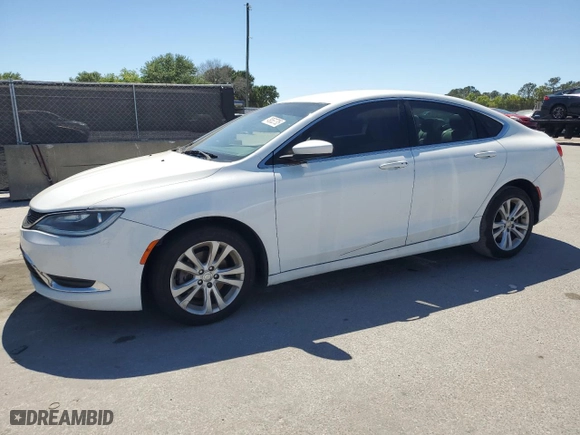 2015 Chrysler 200 Limited with VIN 1C3CCCAB6FN619188, listed as a Copart auction lot 49553795 with 176,973 mi miles and Clean Title. Bid and sale history available at carsss.com. Image 1.