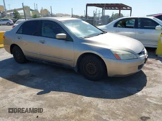 2003 Honda Accord LX z VIN JHMCM56323C076997, wystawiony jako IAAI lot #42358603 z przebiegiem 164 412 mil mil oraz . Historia ofert i sprzedaży dostępna na DreamBid. Obrazek 1.