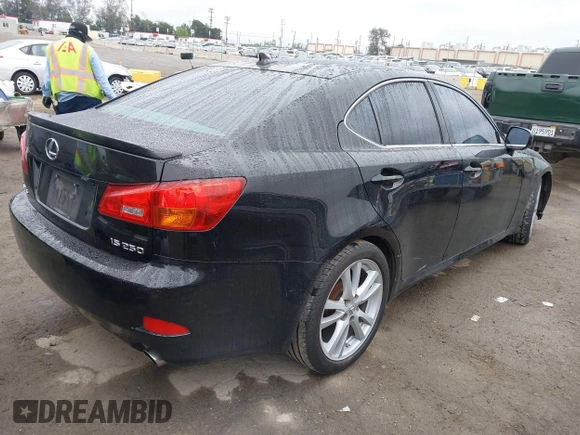 2007 Lexus IS 250 with VIN JTHBK262775030194, listed as a IAAI auction lot 41880918 with 159,521 mi miles and . Bid and sale history available at carsss.com. Image 4.