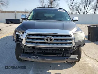 2012 Toyota Sequoia Platinum with VIN 5TDDY5G17CS067282, listed as a Copart auction lot 48822185 with 239,521 mi miles and Salvage Title. Bid and sale history available at carsss.com. Image 5.