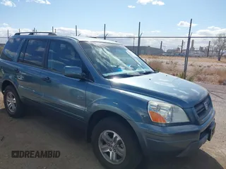2005 Honda Pilot EX-L z VIN 2HKYF18785H565681, wystawiony jako IAAI lot #41739543 z przebiegiem 115 549 mil mil oraz . Historia ofert i sprzedaży dostępna na DreamBid. Obrazek 1.