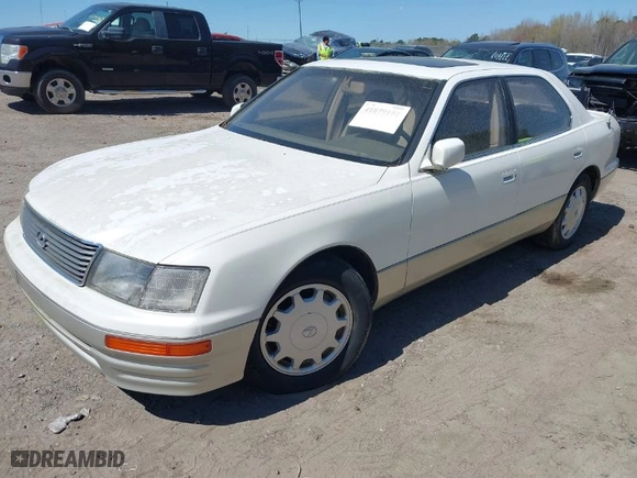 1996 Lexus LS 400 with VIN JT8BH22F8T0054793, listed as a IAAI auction lot 41879191 with NaN miles. Bid and sale history available at carsss.com. Image 2.