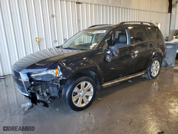 2013 Mitsubishi Outlander SE with VIN JA4JT3AW5DU005087, listed as a Copart auction lot 46421695 with 95,398 mi miles and Non Repairable. Bid and sale history available at carsss.com. Image 1.