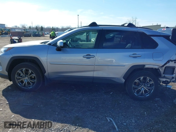 2024 Toyota RAV4 Hybrid XLE Premium with VIN JTMB6RFV8RD134274, listed as a IAAI auction lot 41846740 with 12,648 mi miles. Bid and sale history available at carsss.com. Image 15.