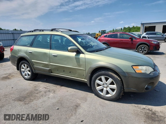 2006 Subaru Legacy Outback Limited with VIN 4S4BP62C467341654, listed as a Copart auction lot 58865145 with 298,826 mi miles and Clean title. Bid and sale history available at DreamBid. Image 4.