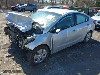 2018 Kia Forte LX with VIN 3KPFL4A76JE248895, listed as a IAAI auction lot 41836377 with 111,473 mi miles. Bid and sale history available at carsss.com. Image 17.