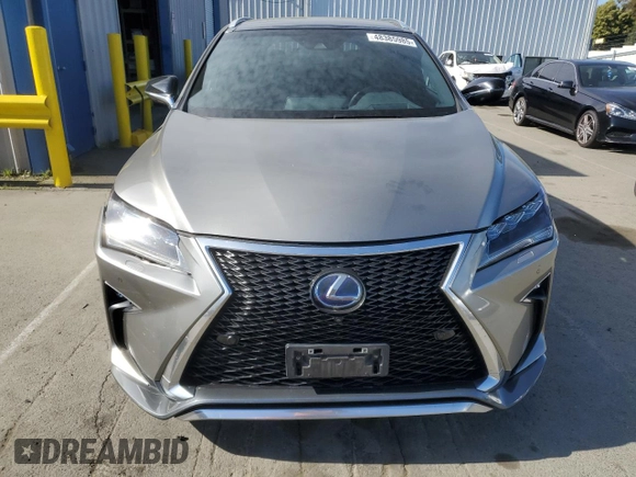 2018 Lexus RX with VIN 2T2BGMCA1JC026321, listed as a Copart auction lot 48385985 with 96,834 mi miles and Salvage Title. Bid and sale history available at carsss.com. Image 5.