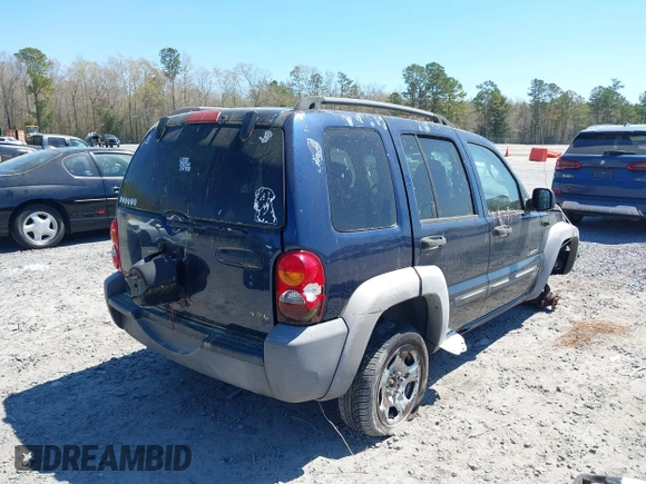 2004 Jeep Liberty Sport with VIN 1J4GL48K44W303606, listed as a IAAI auction lot 41895990 with 145,765 mi miles. Bid and sale history available at carsss.com. Image 4.