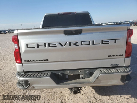 2020 Chevrolet Silverado 1500 Custom with VIN 3GCPWBEK2LG210070, listed as a Copart auction lot 46244825 with 48,748 mi miles and Clean Title. Bid and sale history available at carsss.com. Image 6.