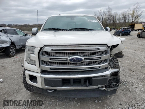 2017 Ford F-150 XL with VIN 1FTFW1EG7HFC64393, listed as a Copart auction lot 51105275 with 96,816 mi miles and Salvage Title. Bid and sale history available at carsss.com. Image 5.