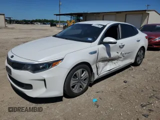 2017 Kia Optima EX with VIN KNAGU4LC7H5006129, listed as a Copart auction lot 53470625 with 107,889 mi miles and Salvage title. Bid and sale history available at DreamBid. Image 1.