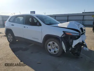 2014 Jeep Cherokee Sport with VIN 1C4PJLAB4EW241559, listed as a Copart auction lot 48268515 with 120,084 mi miles and Salvage Title. Bid and sale history available at DreamBid. Image 4.