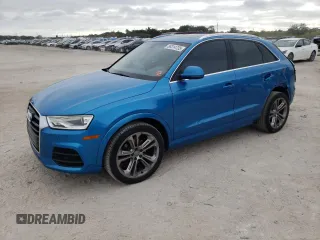 2016 Audi Q3 Premium Plus with VIN WA1BFCFS4GR007762, listed as a Copart auction lot 88314735 with 58,199 mi miles and Salvage title. Bid and sale history available at DreamBid. Image 1.