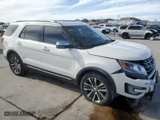 2017 Ford Explorer Platinum with VIN 1FM5K8HT1HGA06952, listed as a Copart auction lot 88350455 with 106,083 mi miles and Salvage Title. Bid and sale history available at carsss.com. Image 4.