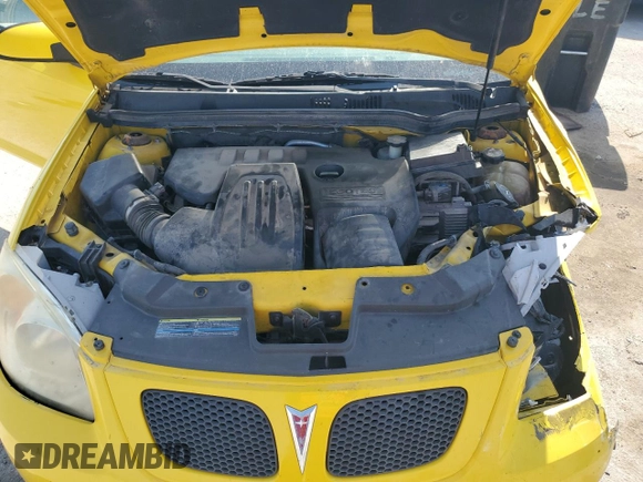 2007 Pontiac G5 with VIN 1G2AL15F277125151, listed as a Copart auction lot 65384144 with Not Provided miles and Salvage Title. Bid and sale history available at DreamBid. Image 12.