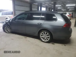 2015 Volkswagen Golf SportWagen TSI SE with VIN 3VWC17AU1FM519114, listed as a Copart auction lot 44245135 with 123,326 mi miles and Clean Title. Bid and sale history available at carsss.com. Image 2.