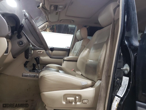2006 Toyota Land Cruiser with VIN JTEHT05J962083450, listed as a Copart auction lot 51628905 with 264,486 mi miles and Salvage Title. Bid and sale history available at carsss.com. Image 7.