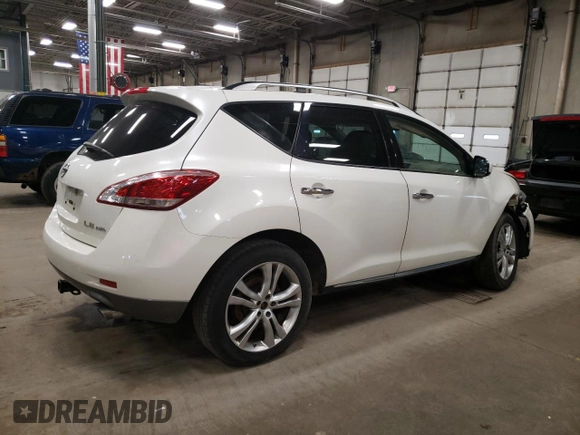 2012 Nissan Murano SV with VIN JN8AZ1MW2CW204528, listed as a Copart auction lot 55052045 with 116,467 mi miles and Salvage Title. Bid and sale history available at carsss.com. Image 3.