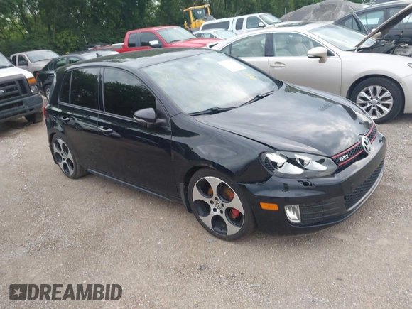 2012 Volkswagen Golf GTI Autobahn with VIN WVWHV7AJ8CW051638, listed as a IAAI auction lot 42792971 with 188,248 mi miles and . Bid and sale history available at DreamBid. Image 1.