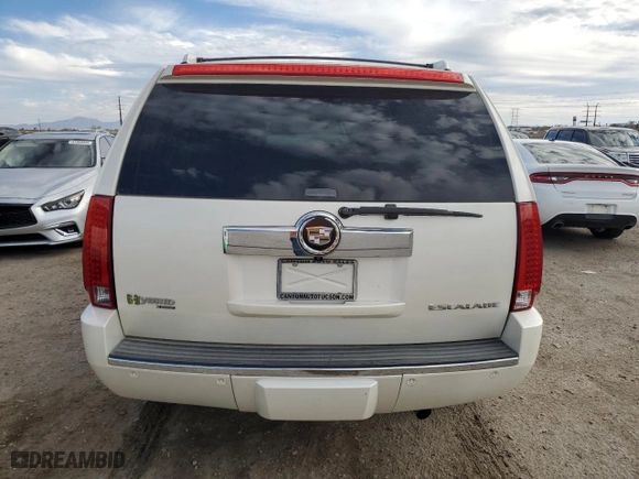 2009 Cadillac Escalade Hybrid with VIN 1GYFK43589R134714, listed as a Copart auction lot 48084395 with NaN miles and Clean Title. Bid and sale history available at carsss.com. Image 6.