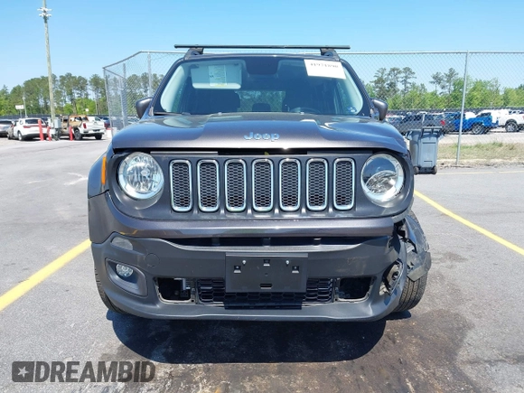2017 Jeep Renegade Latitude with VIN ZACCJBBB1HPG02268, listed as a IAAI auction lot 41971890 with 69,806 mi miles. Bid and sale history available at carsss.com. Image 12.