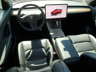 2022 Tesla Model Y Performance with VIN 7SAYGDEF9NF452155, listed as a Copart auction lot 52068895 with 42,072 mi miles and Salvage title. Bid and sale history available at DreamBid. Image 8.