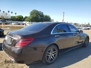 2018 Mercedes-Benz S 560 with VIN WDDUG8DB2JA369175, listed as a Copart auction lot 50404675 with 50,311 mi miles and Salvage Title. Bid and sale history available at carsss.com. Image 3.