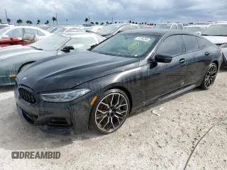 2023 BMW 8 Series 840i with VIN WBAGV2C09PCN00848, listed as a Copart auction lot 74784264 with 0 mi miles and Non Repairable. Bid and sale history available at carsss.com. Image 1.