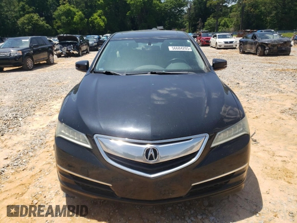 2015 Acura TLX with VIN 19UUB1F37FA023248, listed as a Copart auction lot 56684205 with 95,344 mi miles and Salvage title. Bid and sale history available at DreamBid. Image 5.