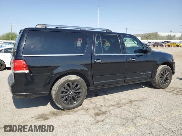 2017 Lincoln Navigator Select with VIN 5LMJJ3JT2HEL04577, listed as a Copart auction lot 61502645 with 42,982 mi miles and Salvage title. Bid and sale history available at DreamBid. Image 3.